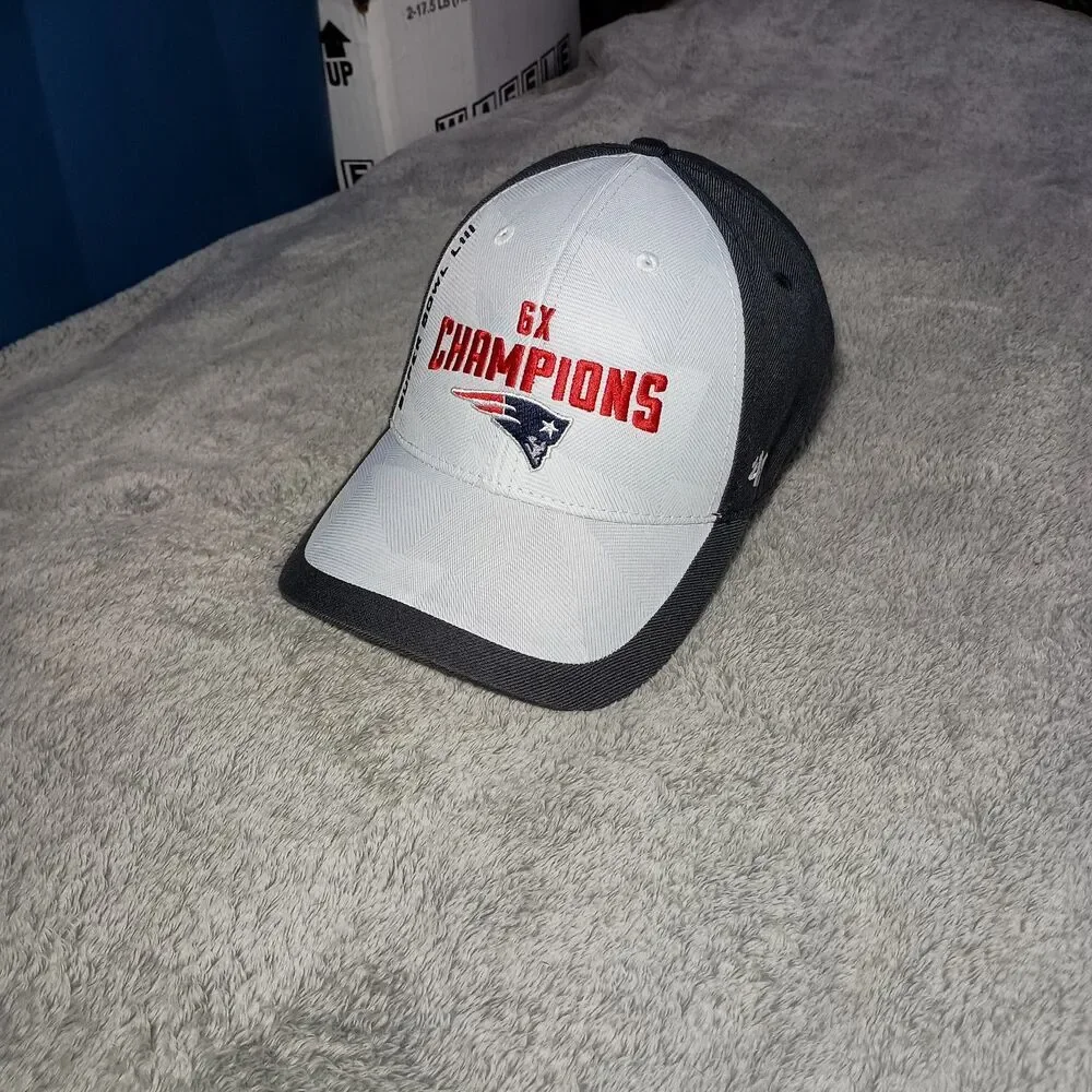 New England Patriots Super Bowl LIII League Sidepatch 47Brand Wool Blend Hat Cap